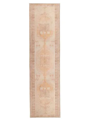 Charlize Cream and Peach Medallion Washable Runner Rug by Miss Amara, a Persian Rugs for sale on Style Sourcebook