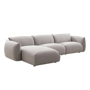 Ferrell 3 Seater Left Chaise Sofa - Clay Grey by Interior Secrets - AfterPay Available by Interior Secrets, a Sofas for sale on Style Sourcebook