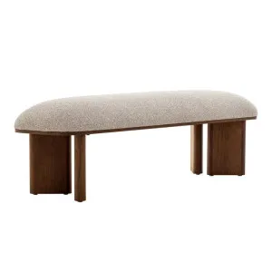 Vico Walnut Bench - Clay Grey by Interior Secrets - AfterPay Available by Interior Secrets, a Benches for sale on Style Sourcebook