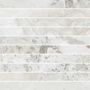Basilica Chalk Finger Structured Silk Mosaic Tile by null, a Mosaic Tiles for sale on Style Sourcebook
