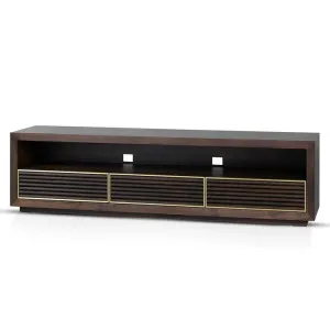 Ex Display - Claude 2m TV Entertainment Unit - Walnut by Interior Secrets - AfterPay Available by Interior Secrets, a Entertainment Units & TV Stands for sale on Style Sourcebook