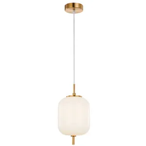 CLA Pino 1 Light Jar Pendant Opal Matte by Compact Lamps Australia, a Pendant Lighting for sale on Style Sourcebook