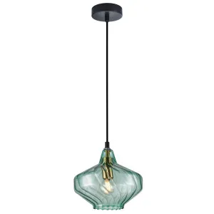 CLA Campana 1 Light Pendant Light Green by Compact Lamps Australia, a Pendant Lighting for sale on Style Sourcebook