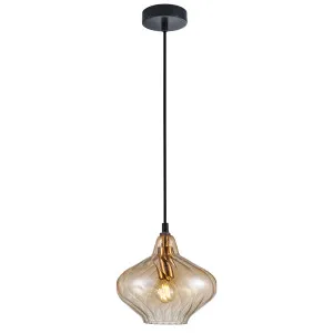 CLA Campana 1 Light Pendant Light Amber by Compact Lamps Australia, a Pendant Lighting for sale on Style Sourcebook