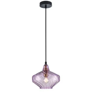 CLA Campana 1 Light Pendant Light Purple by Compact Lamps Australia, a Pendant Lighting for sale on Style Sourcebook