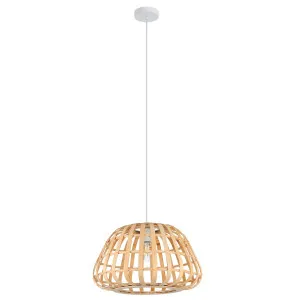 Eglo Montezuelo Large Pendant Natural by Eglo, a Pendant Lighting for sale on Style Sourcebook
