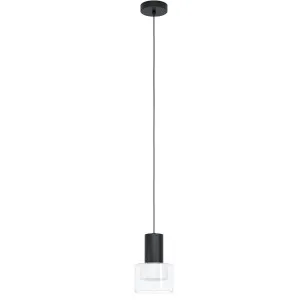 Eglo Molineros 1 Light Pendant Black by Eglo, a Pendant Lighting for sale on Style Sourcebook