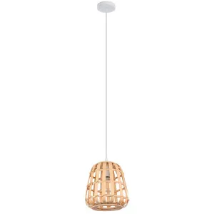 Eglo Montezuelo Small Pendant Natural by Eglo, a Pendant Lighting for sale on Style Sourcebook