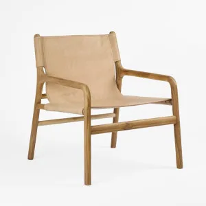 Miles Leather Sling ArmChair by Florabelle Living, a Chairs for sale on Style Sourcebook