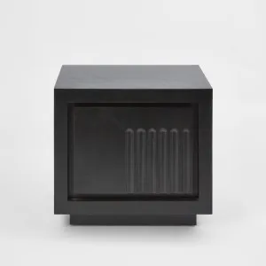 Rock Bedside Black 2 dwr by Florabelle Living, a Coffee Table for sale on Style Sourcebook
