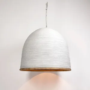 Bell White Pendant Small 60cm by Florabelle Living, a Pendant Lighting for sale on Style Sourcebook