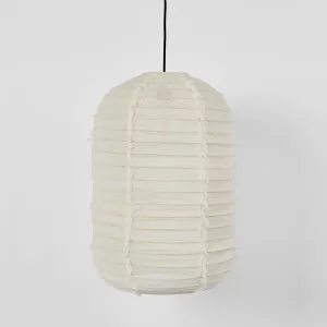 Nendo Capsule Shade Medium Marshmallow (Shade only) by Florabelle Living, a Pendant Lighting for sale on Style Sourcebook