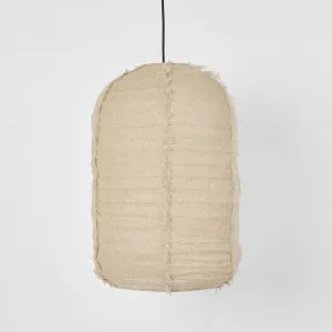Nendo Capsule Shade Medium Natural (Shade only) by Florabelle Living, a Pendant Lighting for sale on Style Sourcebook
