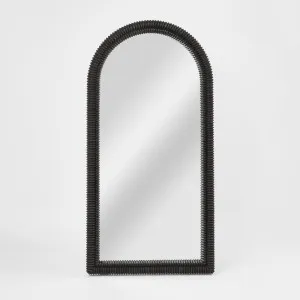 Fossil Arch Mirror Black by Florabelle Living, a Mirrors for sale on Style Sourcebook