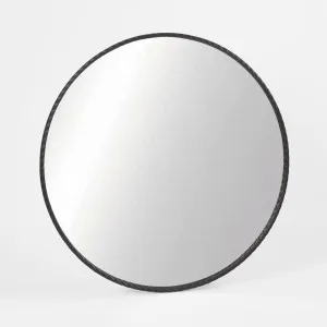 Palais Round Mirror Large Black by Florabelle Living, a Mirrors for sale on Style Sourcebook