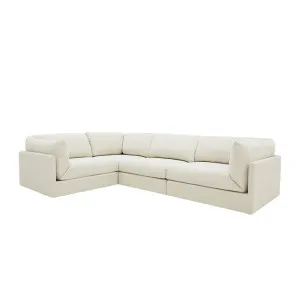 Finley Toorak Pearl Corner Sofa - 4 Seater by null, a Sofas for sale on Style Sourcebook