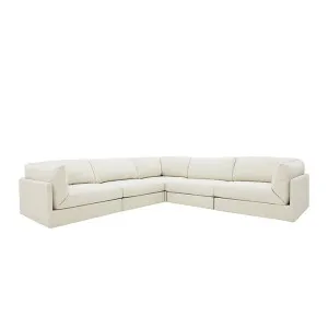 Finley Toorak Pearl Corner Sofa - 5 Seater by null, a Sofas for sale on Style Sourcebook