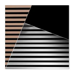 Black, White And Brown Abstract Geometry by Gioia Wall Art, a Prints for sale on Style Sourcebook