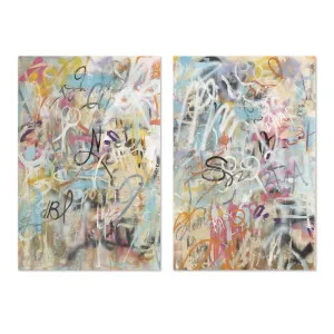 Graffiti Love, Style A & B, Set Of 2 by Gioia Wall Art, a Prints for sale on Style Sourcebook