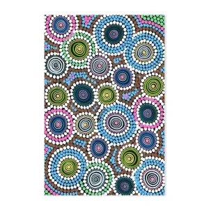 Moort Circles by Gioia Wall Art, a Aboriginal Art for sale on Style Sourcebook