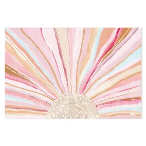 Rising Sun, Soft Pastel Tones by Gioia Wall Art, a Aboriginal Art for sale on Style Sourcebook