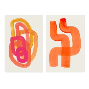 70's Glow, Set Of 2 by Gioia Wall Art, a Prints for sale on Style Sourcebook