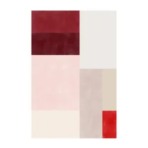 Red Overlapping Squares by Gioia Wall Art, a Prints for sale on Style Sourcebook