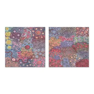 Women's Dancing Ceremony And Love Story, Set Of 2 by Gioia Wall Art, a Aboriginal Art for sale on Style Sourcebook