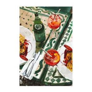 Frutti Di Mare & Aperol Spritz by Gioia Wall Art, a Prints for sale on Style Sourcebook
