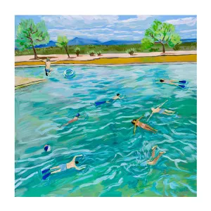 Swimming Party by Gioia Wall Art, a Prints for sale on Style Sourcebook
