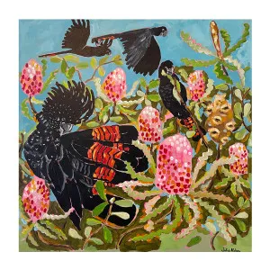 Birds And Banksias by Gioia Wall Art, a Prints for sale on Style Sourcebook