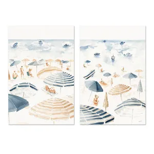 Oceanside On Weekend, Set Of 2 by Gioia Wall Art, a Prints for sale on Style Sourcebook