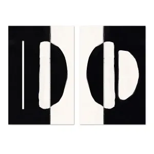 Simplistic Noir, Style A & B, Set of 2 by Gioia Wall Art, a Prints for sale on Style Sourcebook