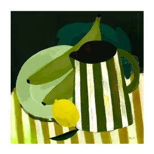 Still Life with Lemon and Platanos by Gioia Wall Art, a Prints for sale on Style Sourcebook