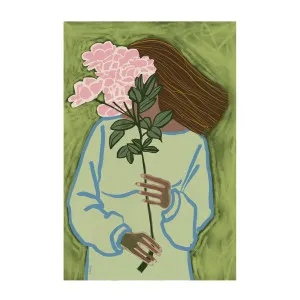 Girl With Flower by Gioia Wall Art, a Prints for sale on Style Sourcebook