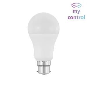 Eglo My Control Smart B22 Dimmable LED Opal Glass Globe RGB CCT by Eglo, a Spotlights for sale on Style Sourcebook