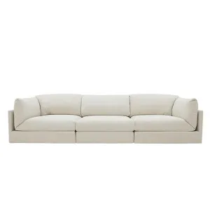 Finley Toorak Pearl Modular Sofa - 3 Seater by null, a Sofas for sale on Style Sourcebook