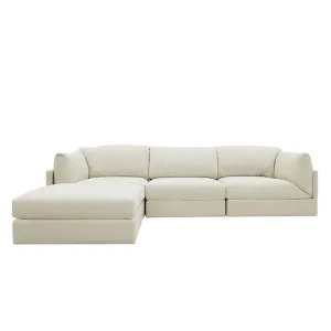 Finley Toorak Pearl Modular Sofa - 3 Seater and Ottoman by null, a Sofas for sale on Style Sourcebook