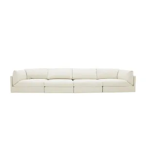 Finley Toorak Pearl Modular Sofa - 4 Seater by null, a Sofas for sale on Style Sourcebook