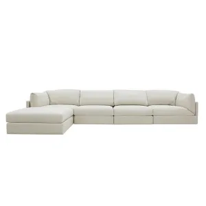 Finley Toorak Pearl Modular Sofa - 4 Seater and Ottoman by null, a Sofas for sale on Style Sourcebook