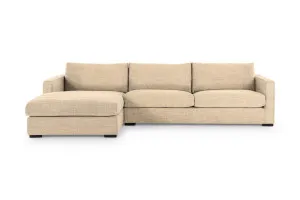 Urban Left Chaise Sofa, Florence Natural, by Lounge Lovers by Lounge Lovers, a Sofas for sale on Style Sourcebook