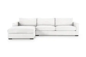 Urban Left Chaise Sofa, White, by Lounge Lovers by Lounge Lovers, a Sofas for sale on Style Sourcebook
