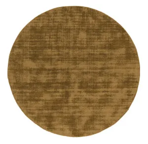 Tatum Caramel Handwoven PET Round Rug by Miss Amara, a Contemporary Rugs for sale on Style Sourcebook