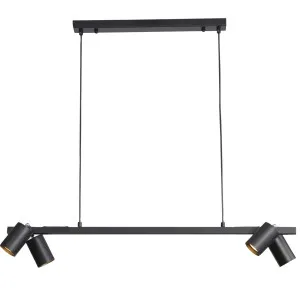 Oriel Lighting Bridge 4 Light Pendant Black by Oriel Lighting, a Pendant Lighting for sale on Style Sourcebook