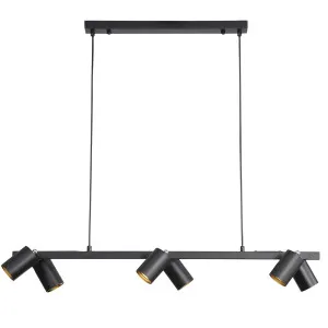 Oriel Lighting Bridge 6 Light Pendant Black by Oriel Lighting, a Pendant Lighting for sale on Style Sourcebook