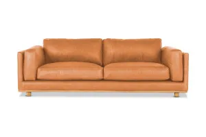 Nevada Leather 4 Seat Sofa, Phoenix Tan, by Lounge Lovers by Lounge Lovers, a Sofas for sale on Style Sourcebook