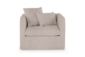 Santa Monica Armchair, Grey, by Lounge Lovers by Lounge Lovers, a Chairs for sale on Style Sourcebook