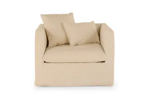 Santa Monica Armchair, Florence Natural, by Lounge Lovers by Lounge Lovers, a Chairs for sale on Style Sourcebook