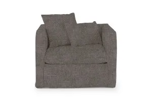 Santa Monica Armchair, Grey, by Lounge Lovers by Lounge Lovers, a Chairs for sale on Style Sourcebook