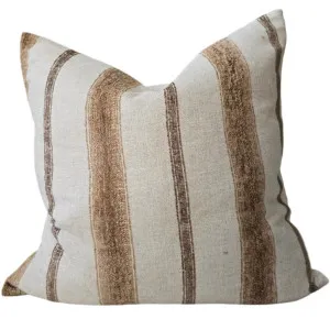 Sadie Linen Chenille Cushion 55cm Square - Natural | Cinnamon by null, a Cushions, Decorative Pillows for sale on Style Sourcebook